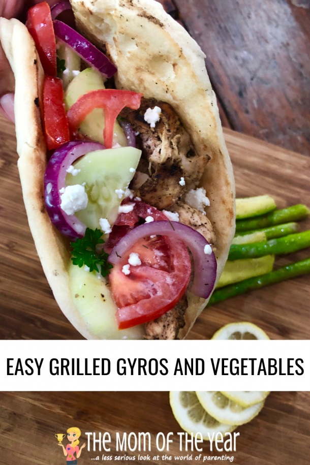 Easy Grilled Gyros and Vegetables The Mom of the Year