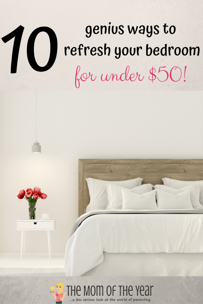 Say goodbye to the blehs! These smart hacks to refresh your bedroom and closet are all under $50 and take only seconds. Budget-friendly, gorgeous and EASY! Sign me up :) #7 is especially brilliant!