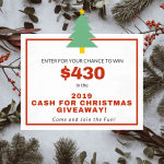 Need some extra cash for Christmas? We've got you covered--to the tune of $430! Enter here and get ready to score big with saving money this holiday season! Budget-friendly to the max!