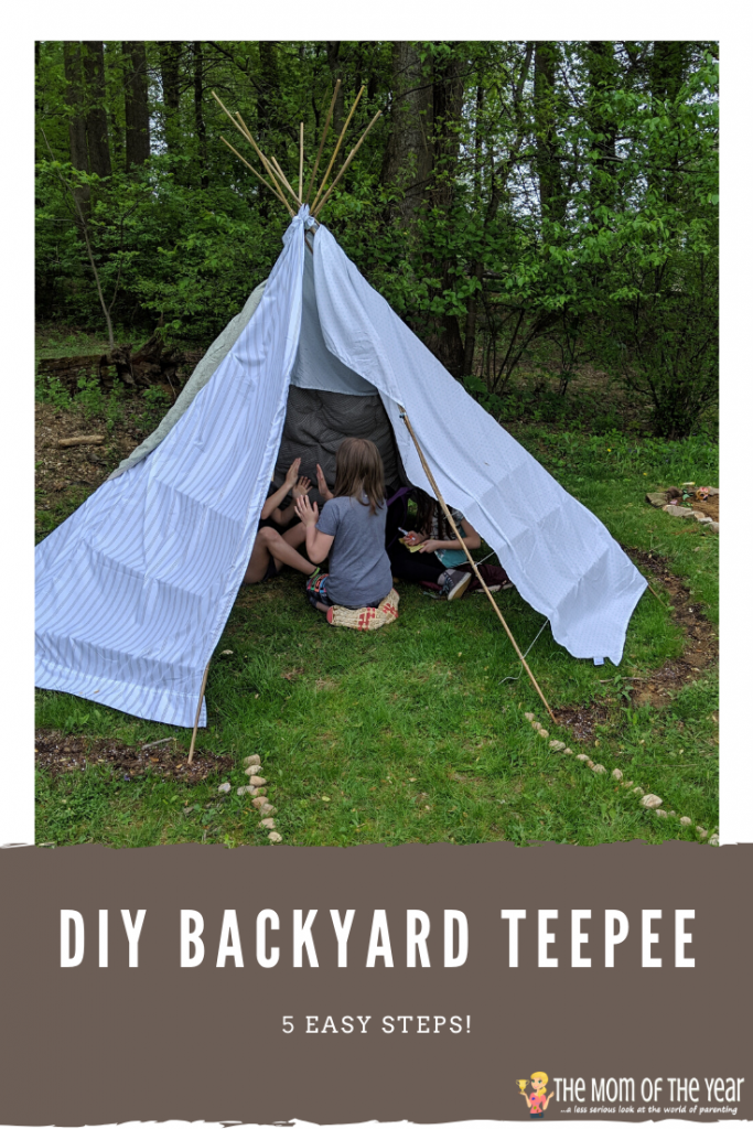 DIY Backyard Teepee