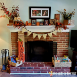 Looking to display a gorgeous fall fireplace decor in your home? I love these easy, affordable solutions to add a seasonal accent to your space!