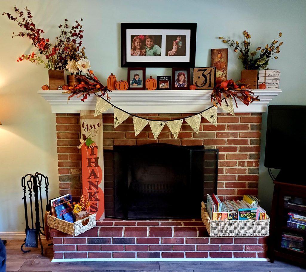 Looking to display a gorgeous fall fireplace decor in your home? I love these easy, affordable solutions to add a seasonal accent to your space!