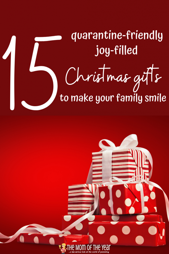 We need Christmas smiles now more than ever! Check these 15 quarantine-friendly, joy-filled gifts to spread holiday cheer with your family!