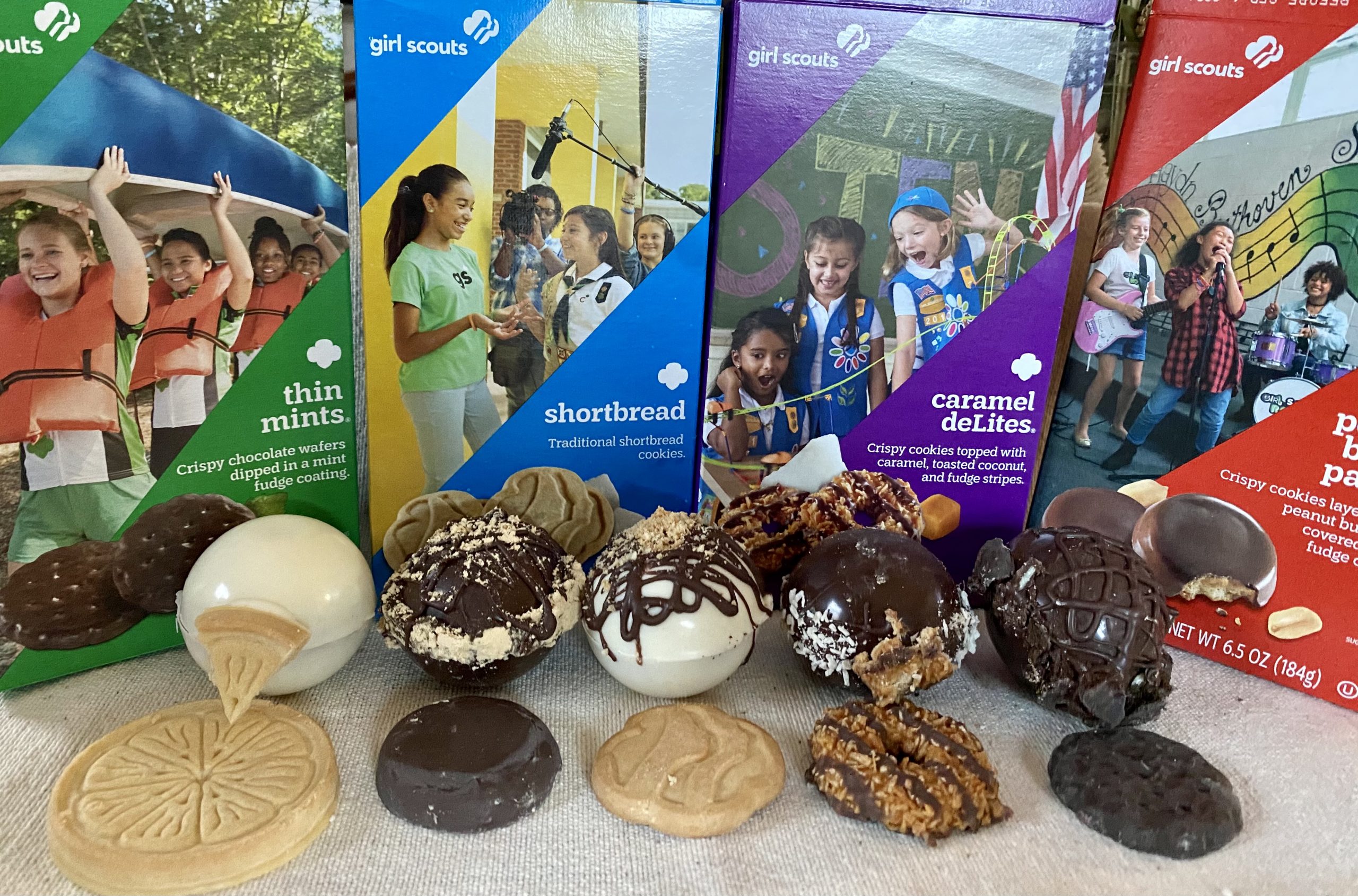 Girl Scout Cookie Hot Chocolate Bombs The Mom of the Year