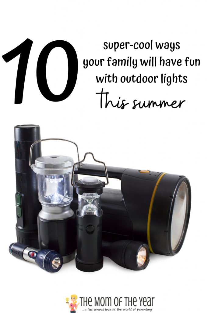 Portable outdoor lights will completely change your family's summer game! Check out all these fun ways to use them and keep the fun going even after dark falls--I would never have thought of #7!