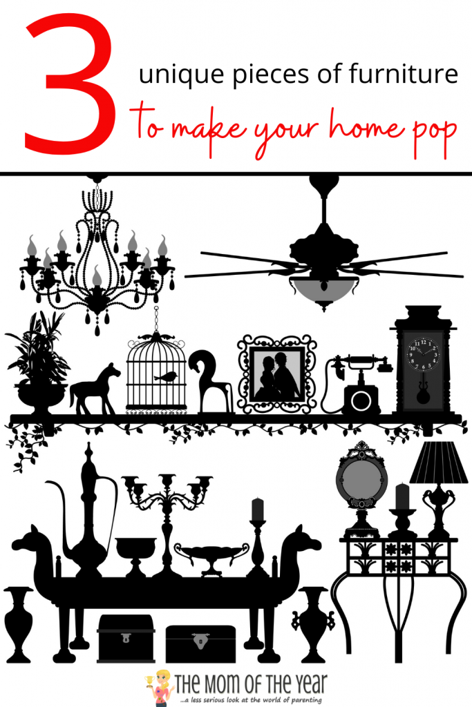 These 3 unique pieces of furniture are such an easy way to add fun accents to your home! #2 is my favorite!