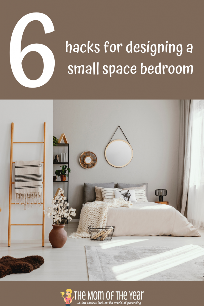 These 6 genius hacks for designing a small space bedroom will leave you loving your space! I would never have thought of half of these!