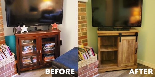 Time for a living room refesh? Check this smart hack that spruced up our space easy-peasy! Score!