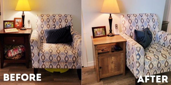 Time for a living room refesh? Check this smart hack that spruced up our space easy-peasy! Score!
