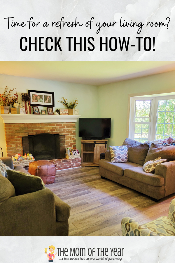 Time for a living room refesh? Check this smart hack that spruced up our space easy-peasy! Score!