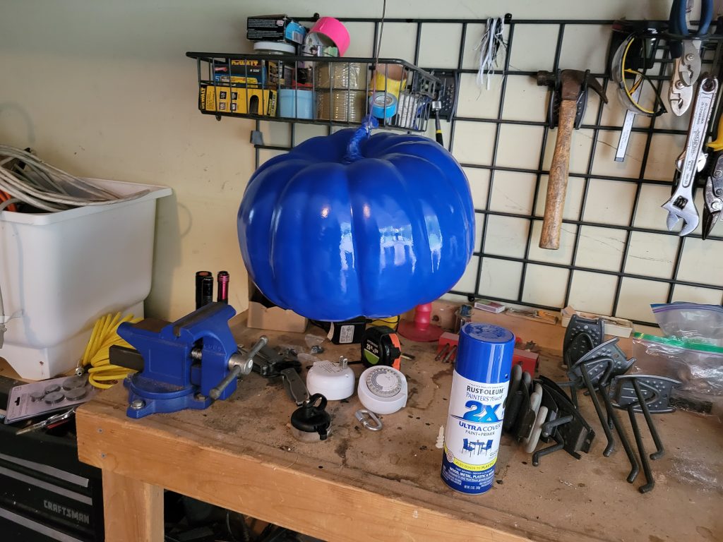 Blue pumpkins for Autism awareness are such a beautiful, practical way to support children on The Spectrum. Read on for the whole scoop, plus the easy-peasy how-to for making your own blue pumpkin!