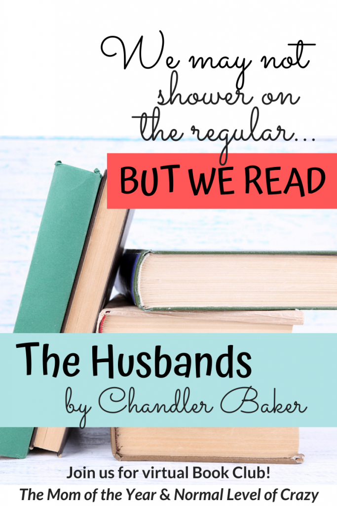 We're so excited to have you join our The Husbands Book Club discussion! And make sure to check out our next book pick and chime in on the book club discussion questions! And pssst...there's a FREE book up for grabs!