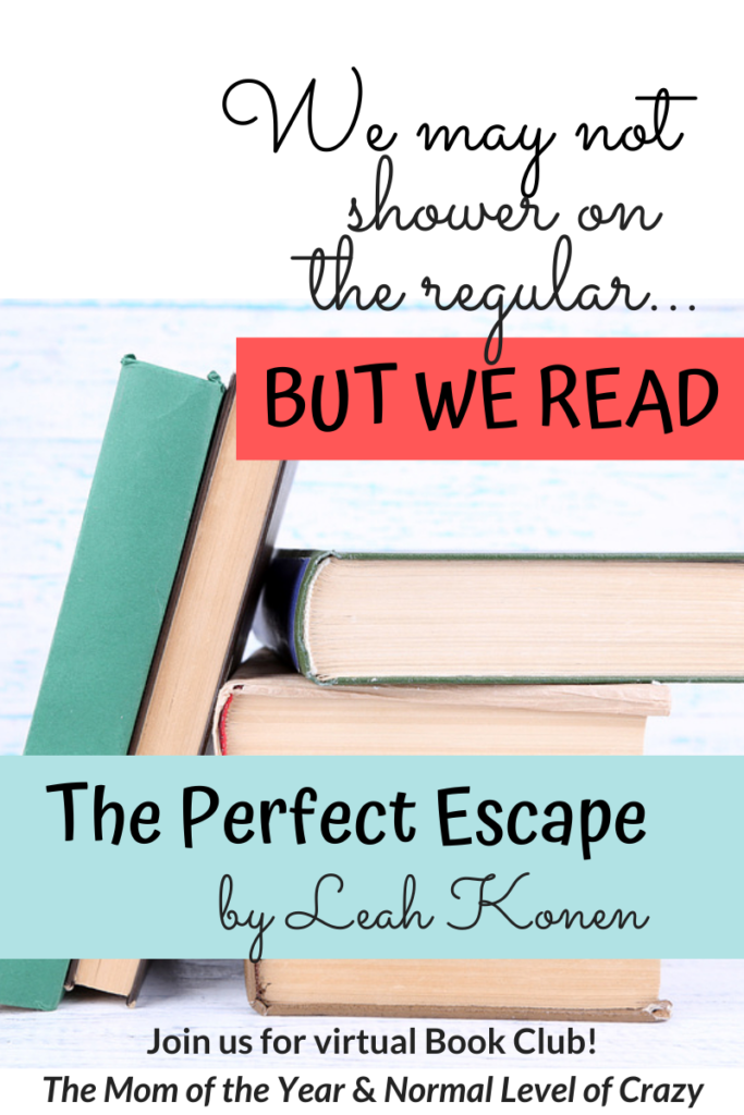 We're so excited to have you join our The Perfect Escape Book Club discussion! And make sure to check out our next book pick and chime in on the book club discussion questions! And pssst...there's a FREE book up for grabs!