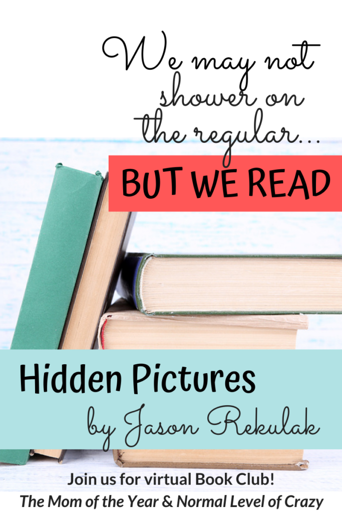 We're so excited to have you join our Hidden Pictures Book Club discussion! And make sure to check out our next book pick and chime in on the book club discussion questions! And pssst...there's a FREE book up for grabs!